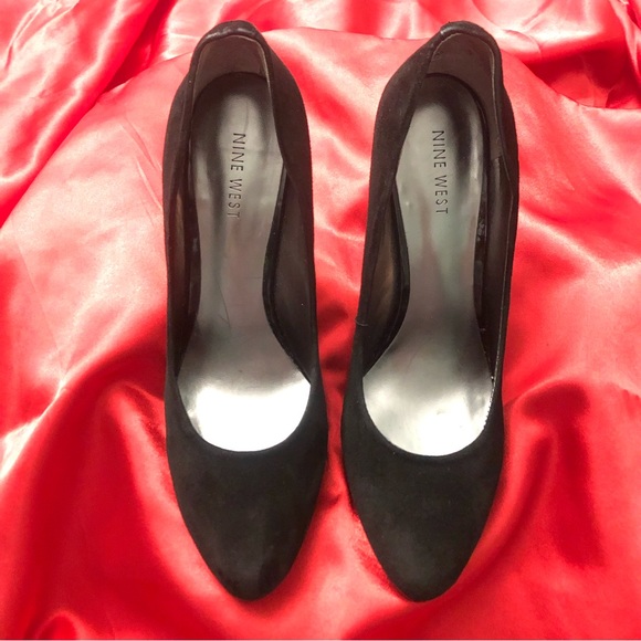 💥 Final Chance Before it’s GONE!!💥 Nine West Black Suede Platform Pump HighHeels - Picture 2 of 8